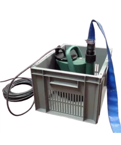 AES Floodwater Box with Automatic Drainage Pump, Crate and Layflat Hose