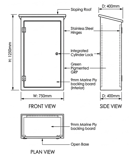 UKPN Compliant GRP Kiosks | Weatherproof Electrical Enclosures