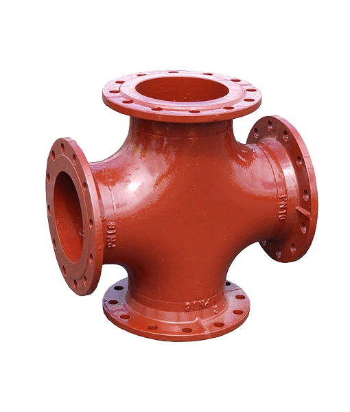 Ductile Iron Flanged Cross for Waste Water