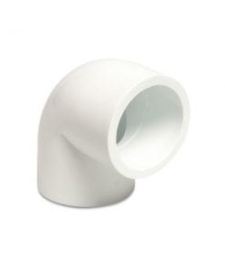White PVC 90° Elbow