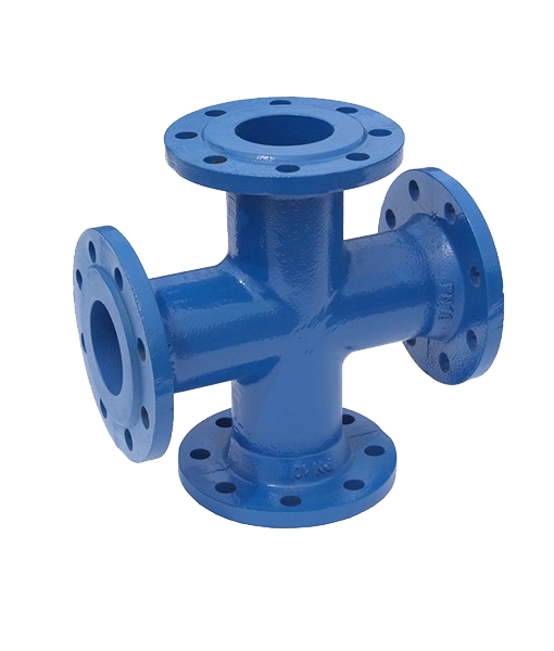 Ductile Iron Flanged Cross for Potable Water