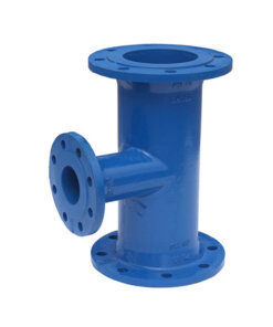 Ductile Iron Flanged Level Invert Tee for Potable Water