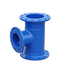 Ductile Iron Flanged Tee for Potable Water (Blue)