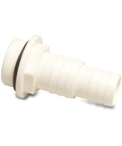 White ABS Threaded Hose Tail