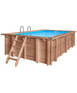 Amber Charm Rectangular Wooden Swimming Pool