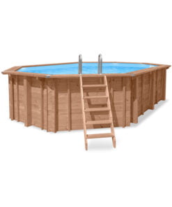 Pacific Paradise Oblong Wooden Swimming Pool