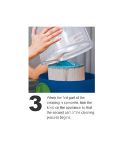 Clean your filter cartridge in four easy steps