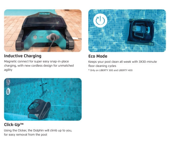 Dolphin LIBERTY 300 Cordless Robot Pool Cleaner