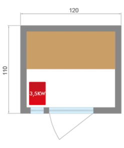 Zen 2 Person Steam Sauna