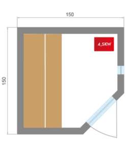 Zen 3-4 Person Steam Sauna