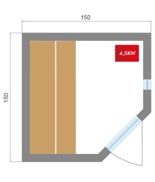 Zen 3-4 Person Steam Sauna