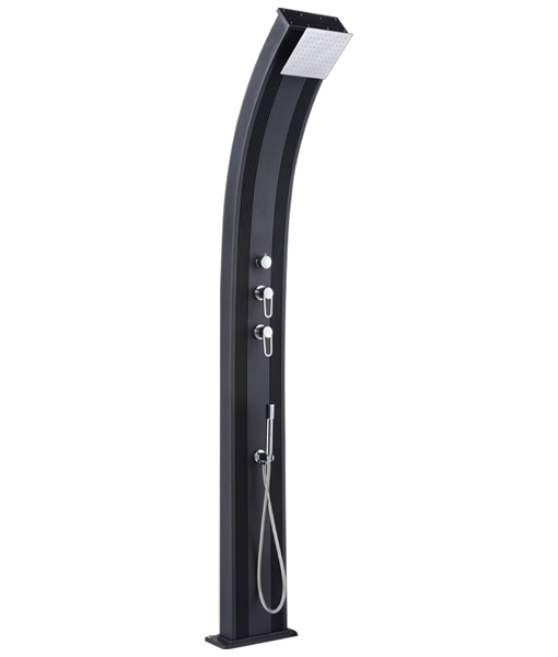 Poolstar Dada Curve Hybrid Shower - Anthracite