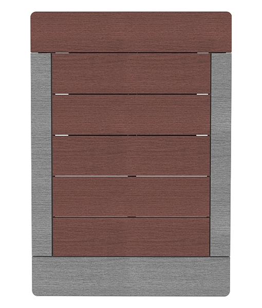 Poolstar Outdoor Shower Base - Dark Coffee
