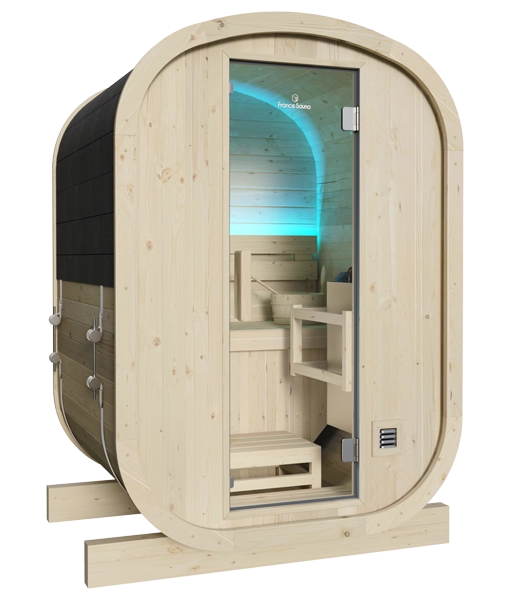 France Sauna Gaïa Urban - 2 Person Outdoor Sauna