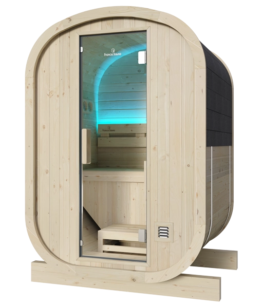France Sauna Gaïa Urban - 2 Person Outdoor Sauna