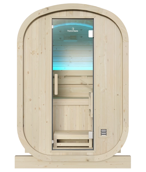 France Sauna Gaïa Urban - 2 Person Outdoor Sauna