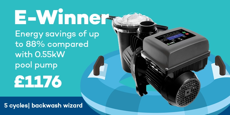 Saci E-Winner 150 Variable Speed Swimming Pool Pump