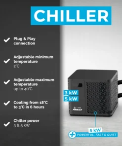 NetSpa Järvi Inflatable Ice Bath with Poolex O'Spa Flow Heat Pump