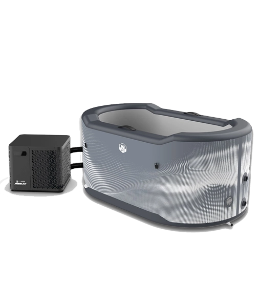 NetSpa Järvi Inflatable Ice Bath with Poolex O'Spa Flow Heat Pump
