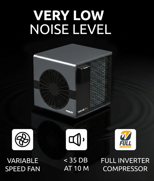 Poolex Nano FI Compact Full Inverter Heat Pump for Above-Ground Pools