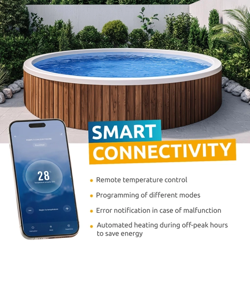 Poolex Nano FI Compact Full Inverter Heat Pump for Above-Ground Pools