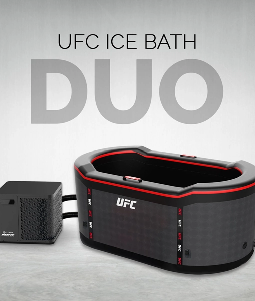 NetSpa UFC Inflatable Ice Bath with Poolex 3kW O'Spa Flow Heat Pump