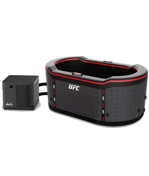 NetSpa UFC Inflatable Ice Bath with Poolex O'Spa Flow Heat Pump