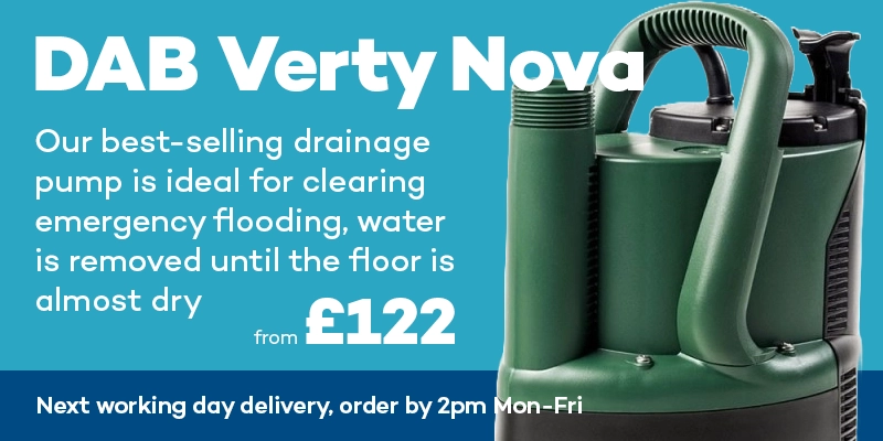 DAB Verty Nova Submersible Drainage Pump | Integral Float