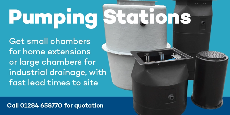 Packaged pumping stations from AES with fast lead times to site for all drainage applications