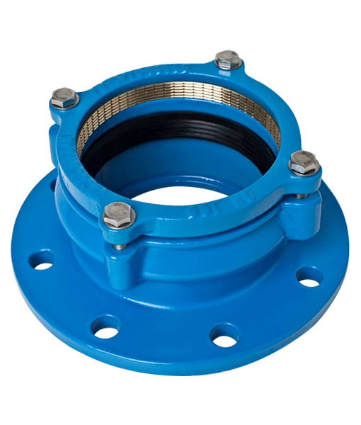 Ductile Iron PN16 Flange Adaptor for PE/PVC Pipes