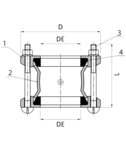 Ductile Iron Universal Coupling